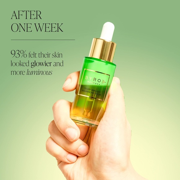 BYROE New York Celery AHA + LHA Resurfacing Serum, 1.01 FL. OZ. - Picture 3 of 10